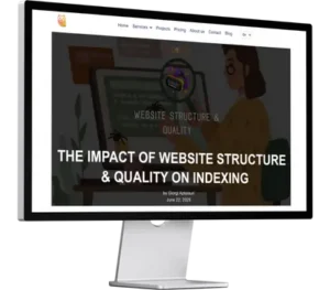 Website quality impact on SEO