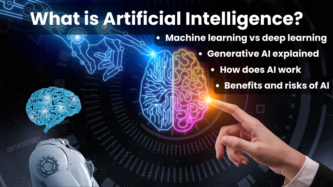 What is artificial intelligence. How does AI work, Generative AI explained